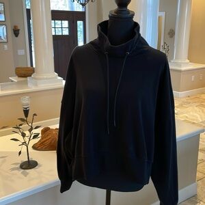 OLD NAVY get with it black batwing sweatshirt